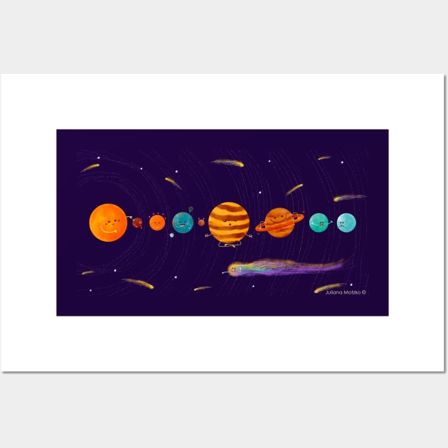 Cute Universe Wall Art by julianamotzko